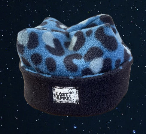 reversible fleece beanie