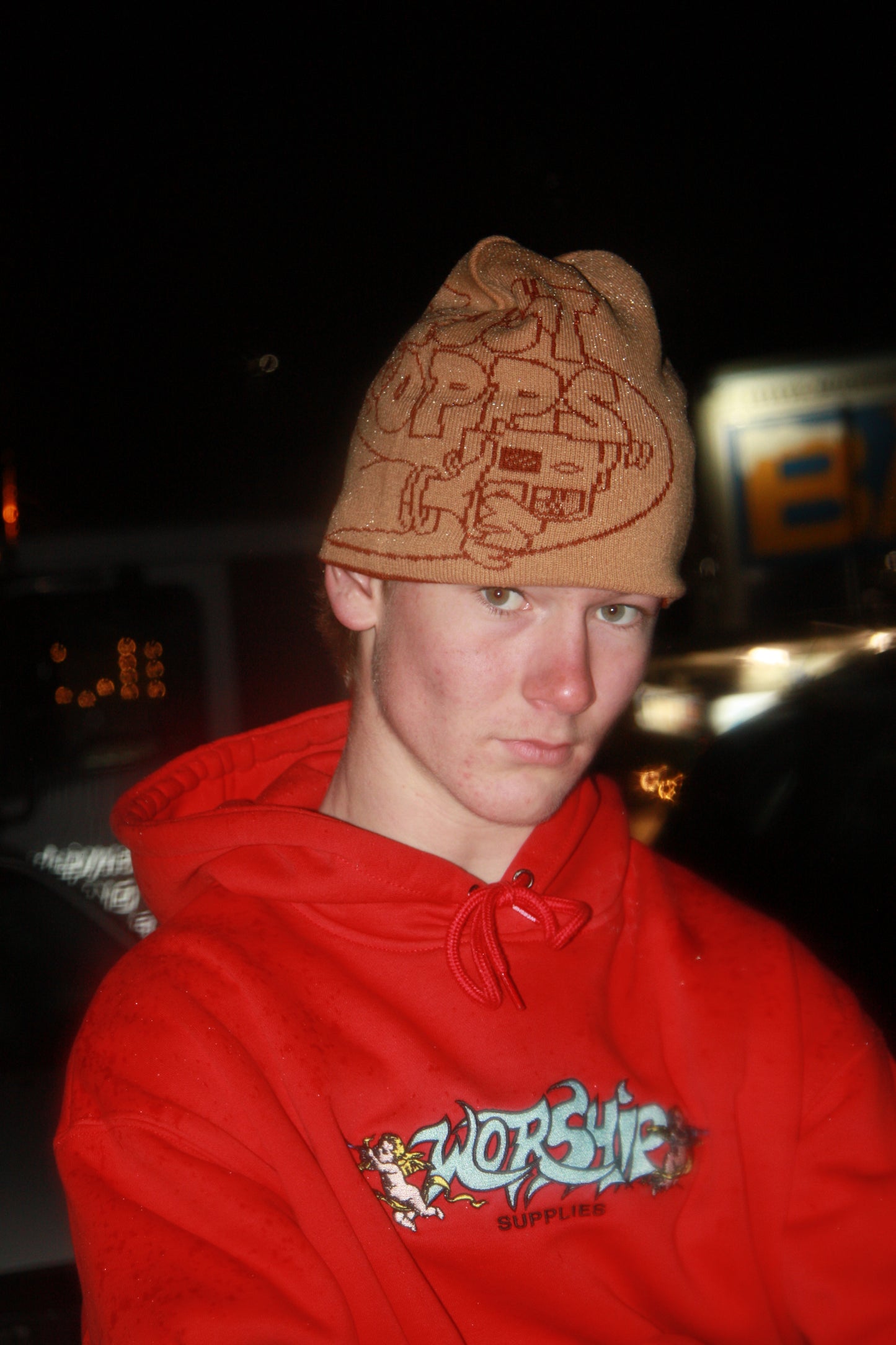 skull cap beanie reversible